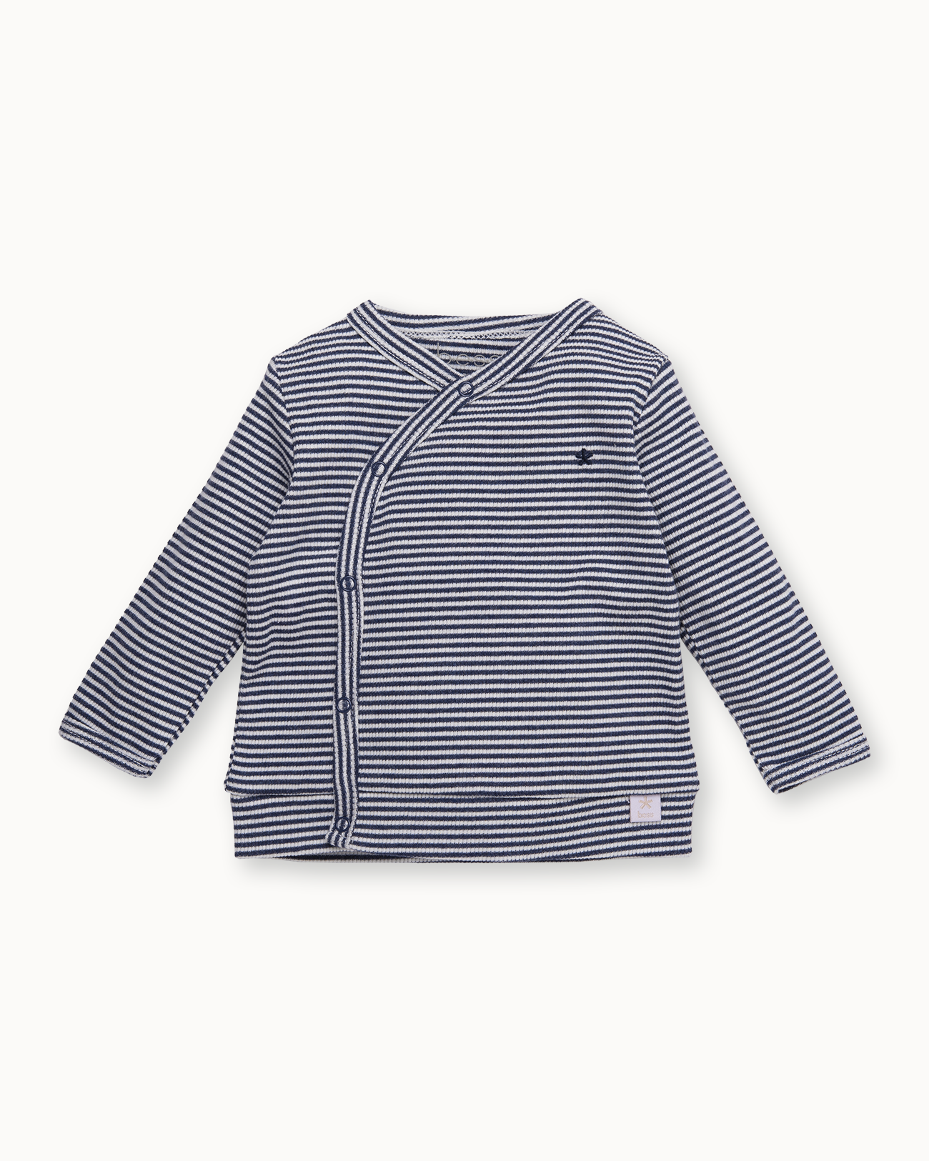 Blauw gestreept overslagvest | Pinstripe Blue