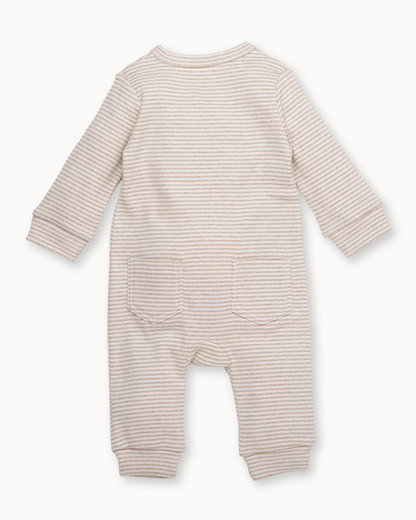 Beige boxpak | Pinstripe Sand