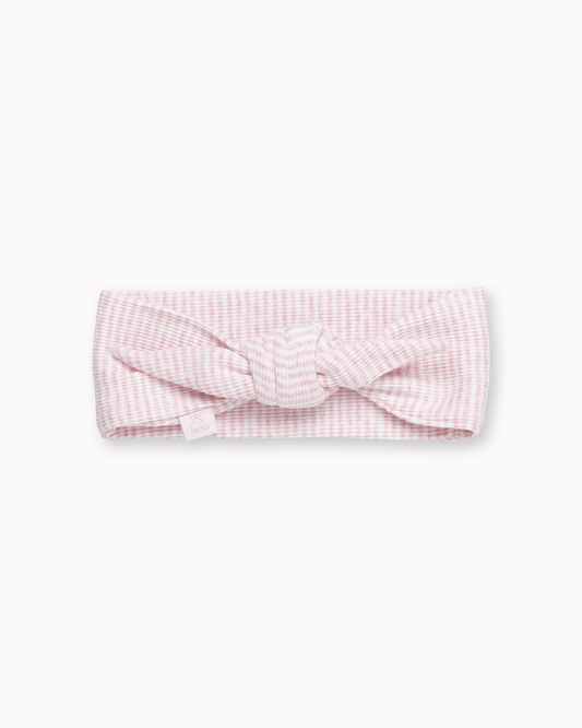 Headband Striped | Pinstripe Pink
