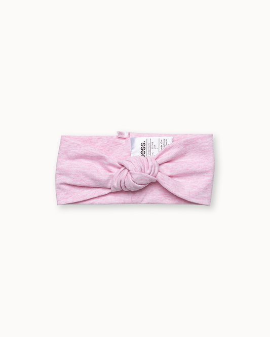 Roze haarband met strik | Pink