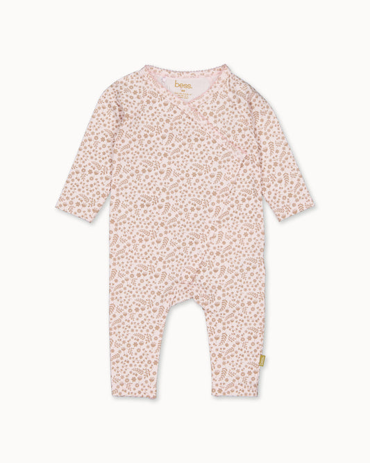 PLAYSUIT | AOP Pink Leaves