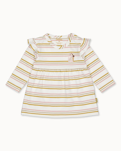 DRESS | AOP Pink Stripe
