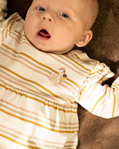 DRESS | AOP Pink Stripe