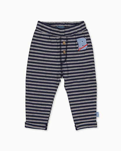 PANTS | AOP Taupe Stripe