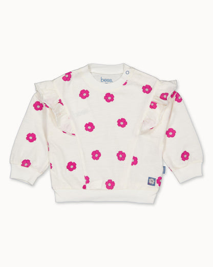 SWEATER | AOP White Flower