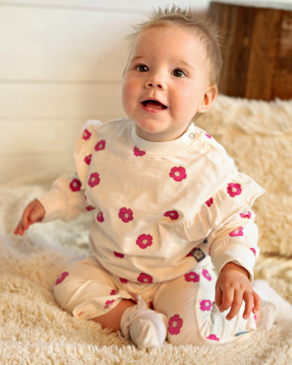 SWEATER | AOP White Flower