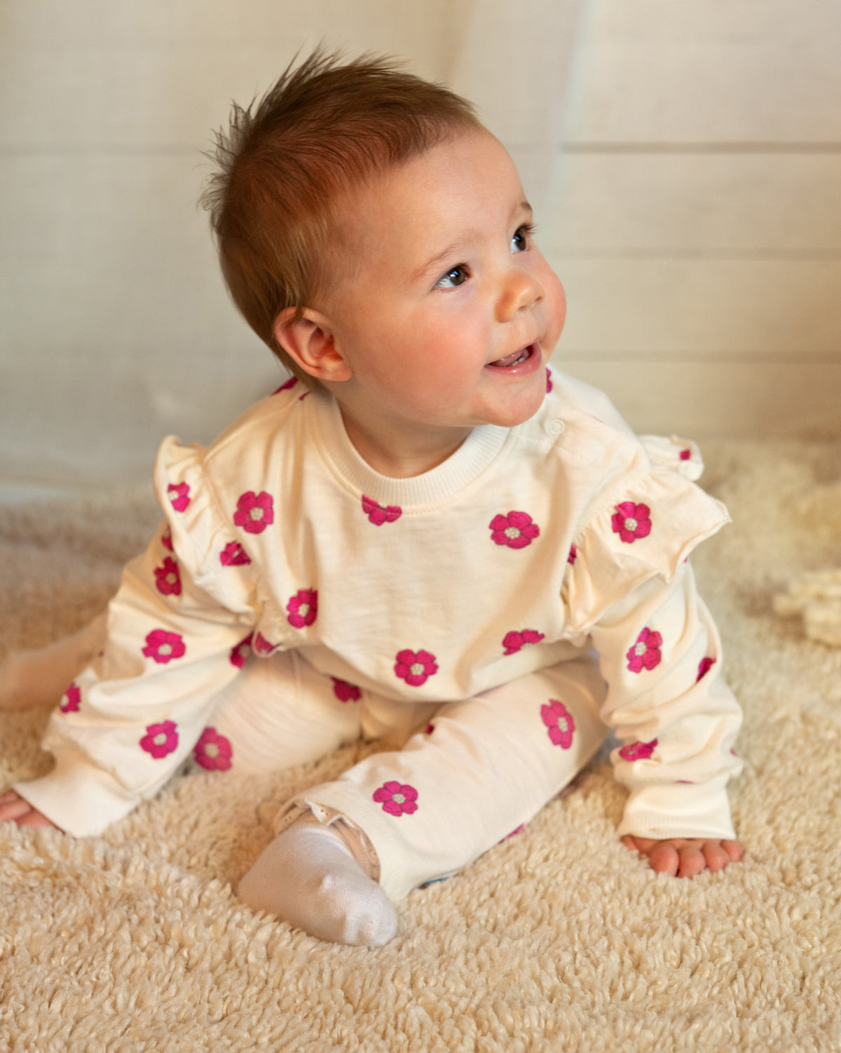 SWEATER | AOP White Flower