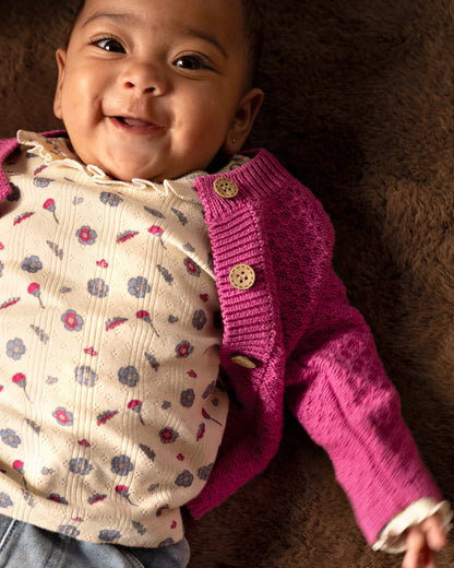 PLAYSUIT | AOP Pink Flower