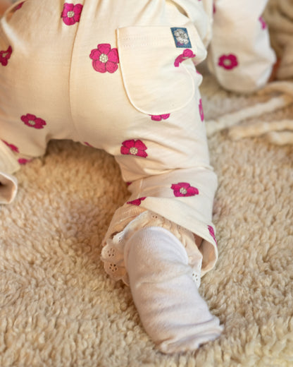 Pants | AOP Pink Leaves