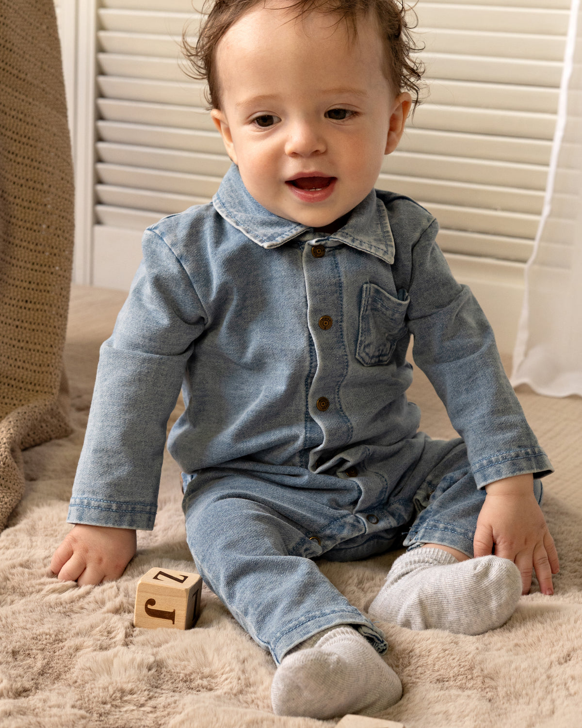PLAYSUIT | Blue Denim