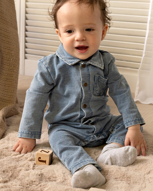 PLAYSUIT | Blue Denim