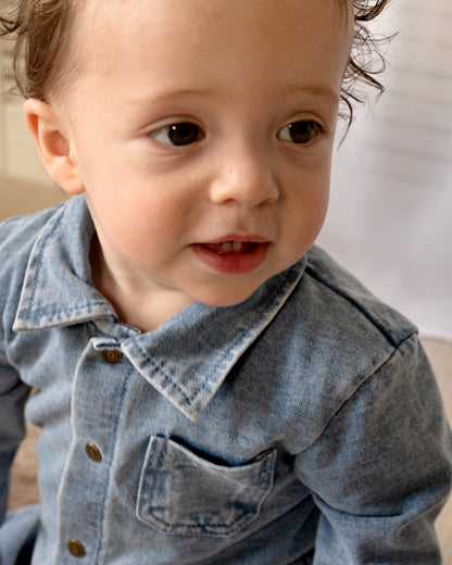 PLAYSUIT | Blue Denim
