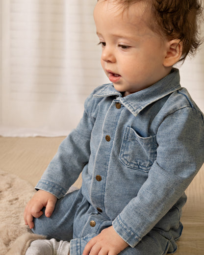 PLAYSUIT | Blue Denim